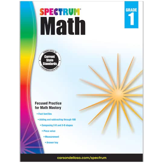 Carson Dellosa&#x2122; Spectrum&#xAE; Math, Grade 1